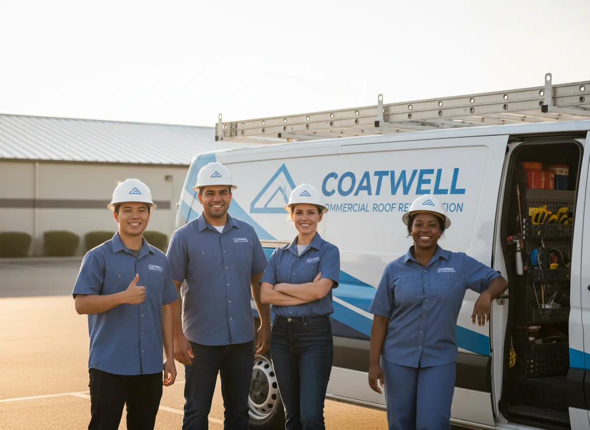 Commercial roof coating company in Swea City, IA